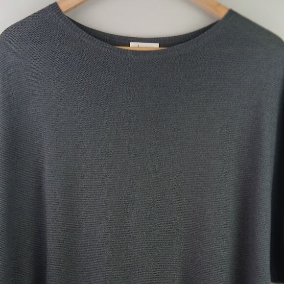 R | Label The Reset SZ S/M Essential Pullover Sweater With Cashmere Gray - Picture 4 of 5